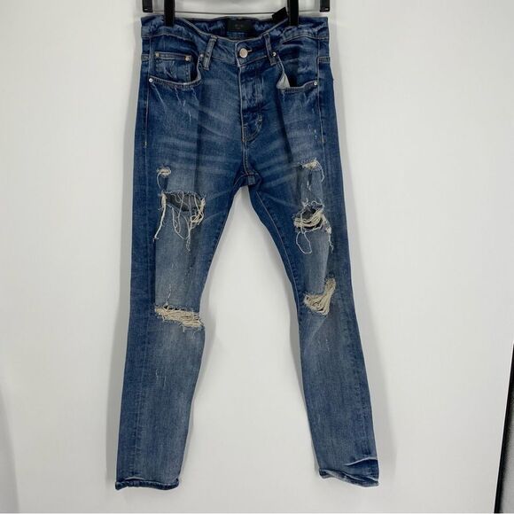 Amiri Men’s Distressed Skinny Jeans size 31 - Picture 1 of 4